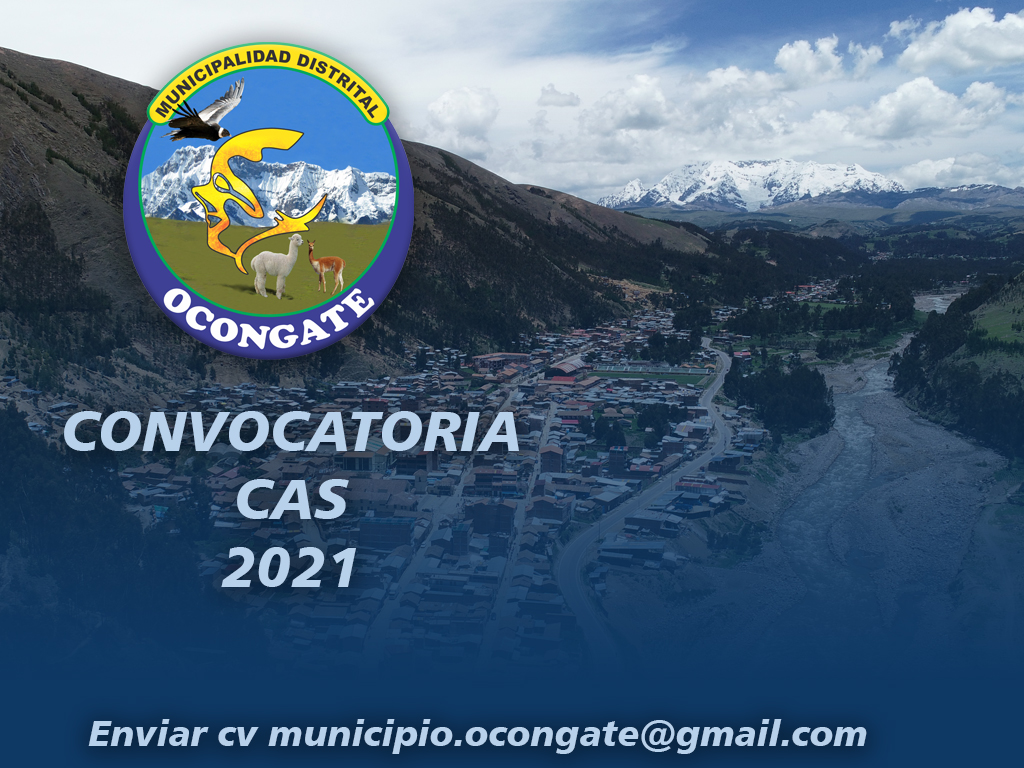 En este momento estás viendo CONVOCATORIA CAS 01-2021 MDO